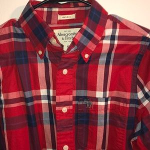 Abercrombie Button Plaid Shirt